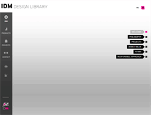 Tablet Screenshot of idm-designlibrary.com